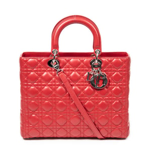 Large Lady Dior Zip  Schoudertas