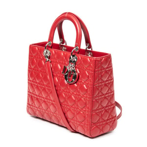 Large Lady Dior Zip  Schoudertas
