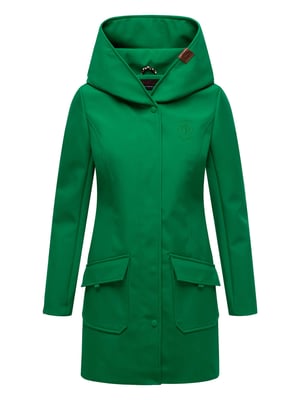 Marikoo dames softshelljas – Mayleen, waterafstotend met capuchon