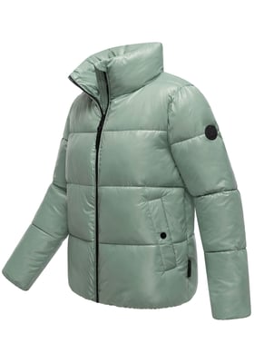 Marikoo dames winterjas Hazalee in puffer-stijl met glanzende look