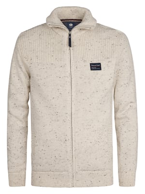 Petrol Industries - Heren Gebreid Vest Tomahawk - Wit