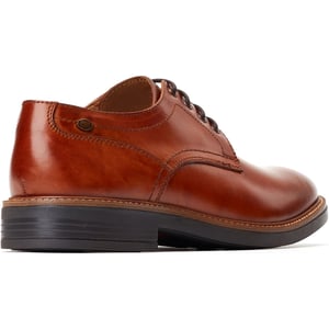 Base London Durham Leren Heren Veterschoenen in Verbrand Tan