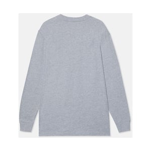 Dickies Pocket Lange Mouwen Katoenen Heren T-Shirt Grijs