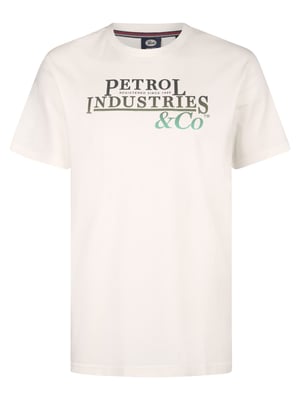 Petrol Industries - Heren Plus Size Artwork T-shirt Rockport - Wit