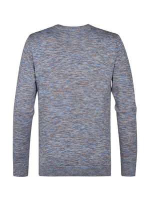 Petrol Industries - Heren Gemêleerde Trui Dover - Blauw