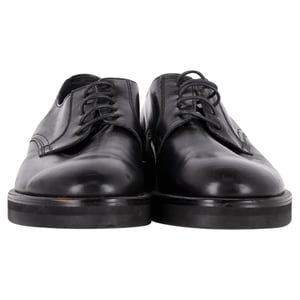 Yohji Yamamoto Veterschoenen in Zwart Leer