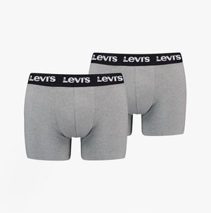 Levi's Herenslips 3-pack Midden Grijs Melange