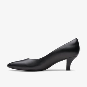Kepley Wijn Zwarte Lederen Schoenen