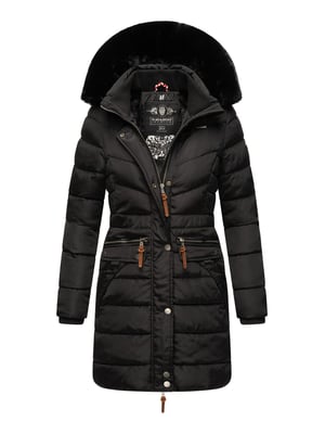 Navahoo Dames Winterjas Paula – Extra Warm, Waterafstotend & Met Afneembare Bontkraag