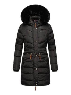 Navahoo Dames Winterjas Paula – Extra Warm, Waterafstotend & Met Afneembare Bontkraag