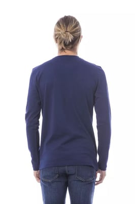 Langere Mouw Crew Neck T-shirt Klassieke Stijl