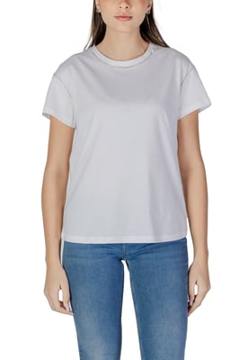 Kristal T-shirt Korte Mouwen Ronde Hals