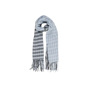 Tweedelige Sjaal Houndstooth Streep