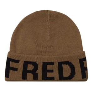 Fred Perry Oversized Logo Beanie (Stone)