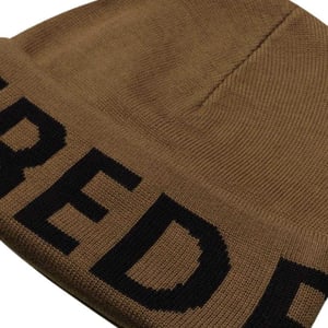 Fred Perry Oversized Logo Beanie (Stone)