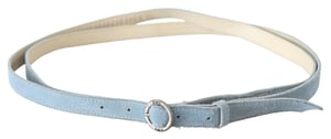 Suède leren riem met gesp