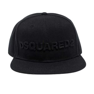 DSquared2 Cap met reliëflogo (Zwart)