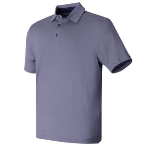 Under Armour Heren Playoff 3.0 Micro-Stripe Poloshirt (Midnight Navy/Downpour Grijs/Zwart)