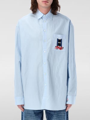 Oversized Geborduurd Poplin Shirt