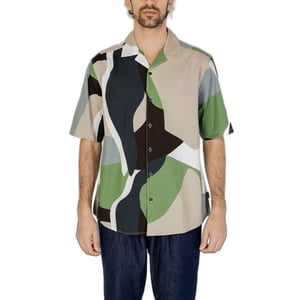 Abstracte Print Korte Mouwen Shirt