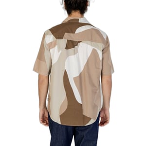 Abstracte Print Shirt Korte Mouwen