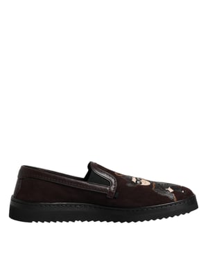 Portofino Slipon Sneakers Bruin Suède