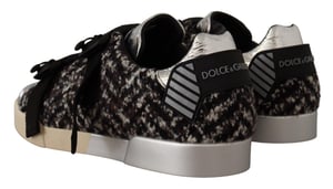 Tweed Gesp Sneakers Casual Stijl