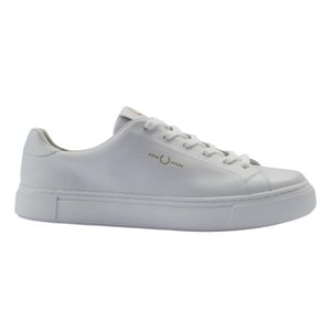 Fred Perry Heren Classic Logo Leren Trainers (Wit)