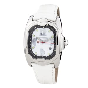 Witte Leren Horloge met Band Ct7274m07ac