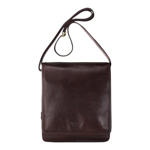 Vintage leren bruine messenger schoudertas crossbody reistas - Ranger