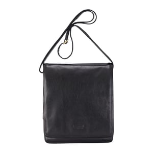 Vintage zwarte leren messenger schoudertas crossbody reistas - Ranger