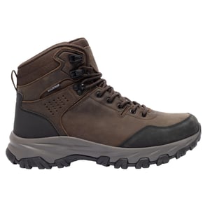 Trespass Heren Stride Leder Wandelschoenen (Donkerbruin)