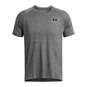 Under Armour Uniseks T-shirt met structuur voor volwassenen (Kasteelrots Grijs)