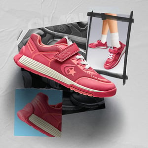 CicaStarFlexK. Roze Combi Syn Trainers