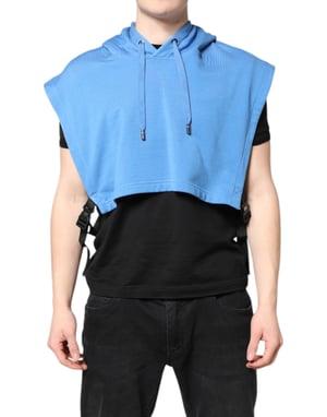 Mouwloze Korte Hoodie