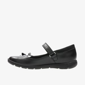 Venture Star Zwarte Leren Schoenen