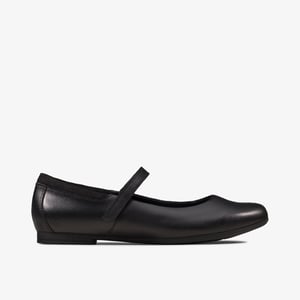 Scala Dawn Y Zwarte Leren Schoenen
