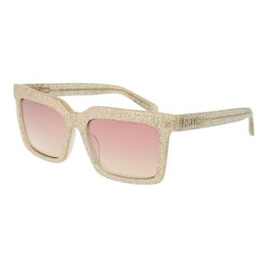 Vierkante Glitter Frame Zonnebril