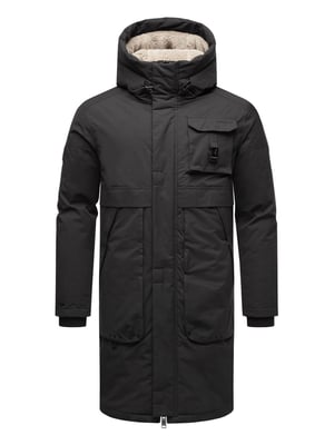 Stone Harbour heren outdoorjas Cyriaan met teddyvoering in capuchon en winddicht design