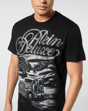 Round Neck T-Shirt Plein Truck Stones