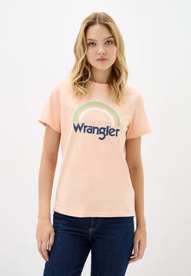 Wrangler - T-shirt - Lichtperzik