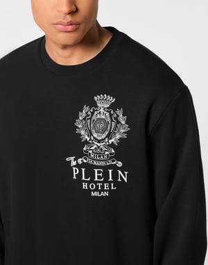 Fleece Round Neck Sweatshirt Plein Hotel