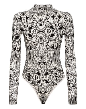 Tulle Long-Sleeved Body Gothic Plein