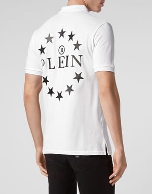 Slim Fit Polo Shirt Ss Stars