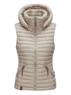 Navahoo Dames Gewatteerde Bodywarmer Shadaa – Lichte Weste met Afneembare Capuchon