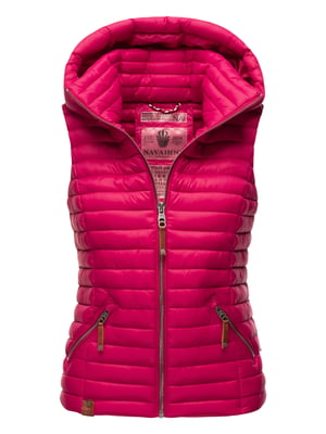 Navahoo Dames Gewatteerde Bodywarmer Shadaa – Lichte Weste met Afneembare Capuchon