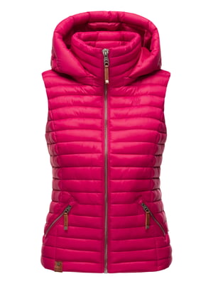 Navahoo Dames Gewatteerde Bodywarmer Shadaa – Lichte Weste met Afneembare Capuchon