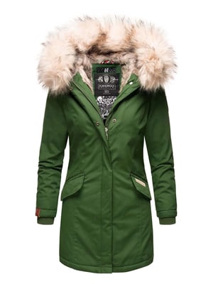 Navahoo Dames Winterparka Cristal – Premium Collectie met Afneembare Bontkraag