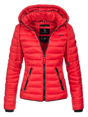Navahoo Dames Gewatteerde Jas Lulana – Licht, Trendy & Afneembare Capuchon