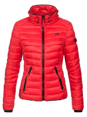 Navahoo Dames Gewatteerde Jas Lulana – Licht, Trendy & Afneembare Capuchon